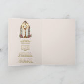 Carte Ostensorium d'or de l'hostie eucharistique catholi (Intérieur)
