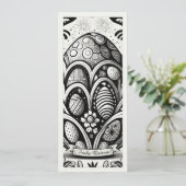 Carte Ostermonochrome Cartoon mit Ostéréier 10756 (Debout devant)