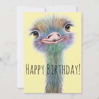 Ostritch couleur Whimsical Anniversaire