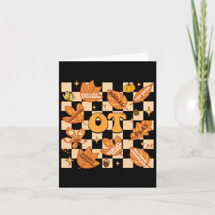 Carte Ot ergothérapie Thanksgiving Fal