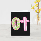 Carte Ot Preppy Occupational Therapy, Boho Cota Girly Co (Fleur jaune)