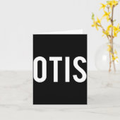 Carte Otis - Cool New Funny Name Fan Gift Tee  (Fleur jaune)