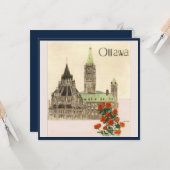 Carte Ottawa imprimable (Devant/Arrière en situation)