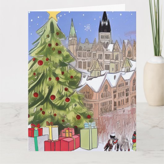Carte Ottawa Ontario à Noël (Devant)
