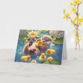 Carte Otter et ses amis (Fleur jaune)