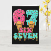Carte Ou 67e anniversaire (Fleur jaune)