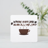 Carte Où as-tu fêté toute ma vie ? (Debout devant)