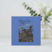 Carte Où est papa ? Harbour Island, Bahamas (Debout devant)