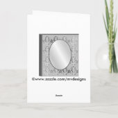 Carte ou invitation du 25e anniversaire (Dos)