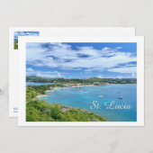 Carte Où l'Atlantique et les Caraïbes se rencontrent à S (Devant / Derrière)