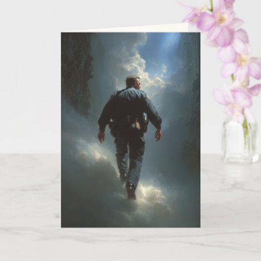 Carte « Où le devoir repose » Sympathie (Orchidée)