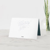 Carte Où les cimes d'arbres gardent Noël (Dos)