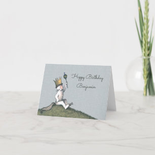 Carte Où sont les monstres ? Joyeux Anniversaire