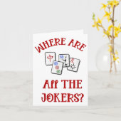Carte Où Sont Tous Les Jokers Drôle Mahjong (Fleur jaune)