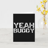 Carte Ouais Buddy Funny Exercice Dit Gym Entraînement Ci (Fleur jaune)