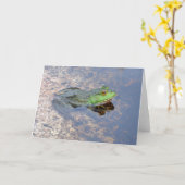 Carte Ouaouaron dans l'Acadie (Fleur jaune)