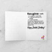 CARTE OUBLIÉE (Intérieur)