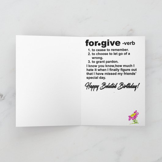 CARTE OUBLIÉE (Intérieur)