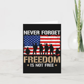 Carte Oublier la liberté n'est pas le jour commémoratif 