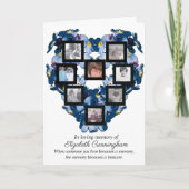 Carte Oubliez-moi Pas Mémoire Coeur Trésor Sympathie (Devant)