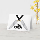 Carte Oui Chef (Fleur jaune)