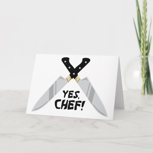 Carte Oui Chef (Devant)