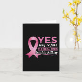 Carte Oui, ils sont faux, mes vrais amis ont essayé de m (Fleur jaune)