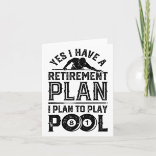 Carte Oui J'Ai Un Régime De Retraite Je Prévois Jouer Au