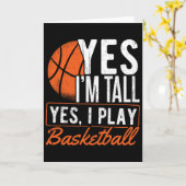 Carte Oui, je suis grand et oui, je joue à Sketll - Sket (Fleur jaune)