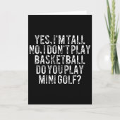 Carte Oui Je suis grand Non Je ne joue pas Sketll 2 (Devant)