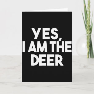Carte Oui, Je Suis Le T-Shirt Cerf, Couple Amateur D'Ani