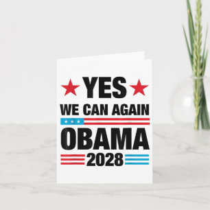 Carte Oui, nous pouvons à nouveau Obama 2028 3ème mandat