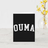 Carte Ouma (Fleur jaune)