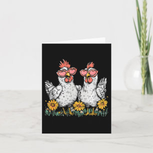 Carte Oups j'ai eu un autre poulet, drôle d'animal de fe