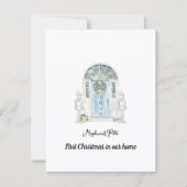 Carte Our First Christmas in Our New Home Card (Devant)