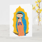 Carte Our Lady of Guadalupe (Fleur jaune)