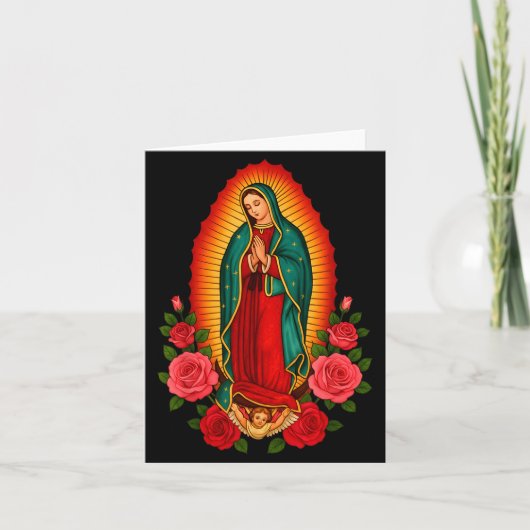 Carte Our Lady Virgen De Guadalupe Saint Virgin Mary - C (Devant)