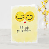Carte Our Life Is Better Together Card (Fleur jaune)