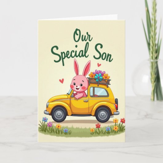 Carte Our Special Son Greeting Card (Devant)