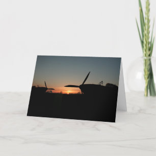 Carte ouragan au coucher du soleil