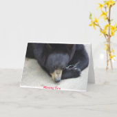 Carte Ours (Fleur jaune)