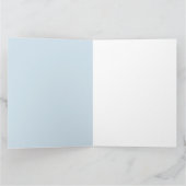 Carte Ours blanc et présente Noël (Intérieur)