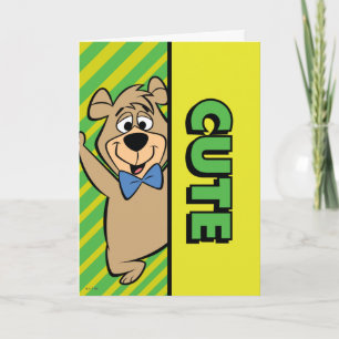 Carte Ours Boo-Boo mignon