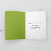 Carte Ours d'anniversaire avec un pot de miel (Intérieur)