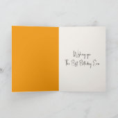 Carte Ours d'anniversaire mangeant du miel dans un pot (Intérieur)