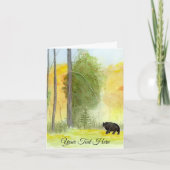 Carte Ours d'automne (Devant)