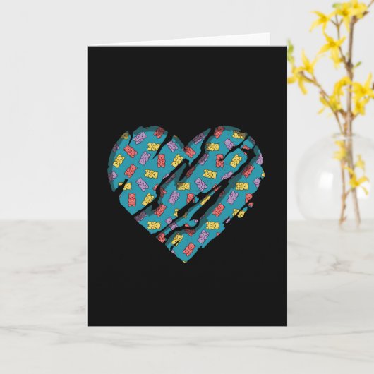 Carte Ours de gomme écaillé (Fleur jaune)