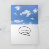 Carte Ours de Koala dans l'herbe Anniversaire humoristiq (Intérieur)