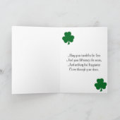 Carte Ours de la Saint Patrick (Intérieur)
