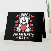 Carte Ours de la Saint-Valentin Bonne journée  (Devant)